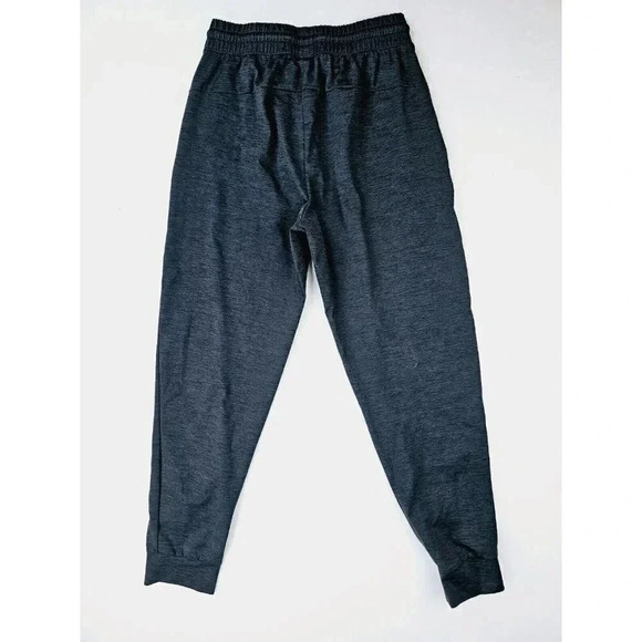 Uniqlo Size Small Men Charcoal Gray Pull Up Draw String Polyester Pocket Joggers - Picture 1 of 11